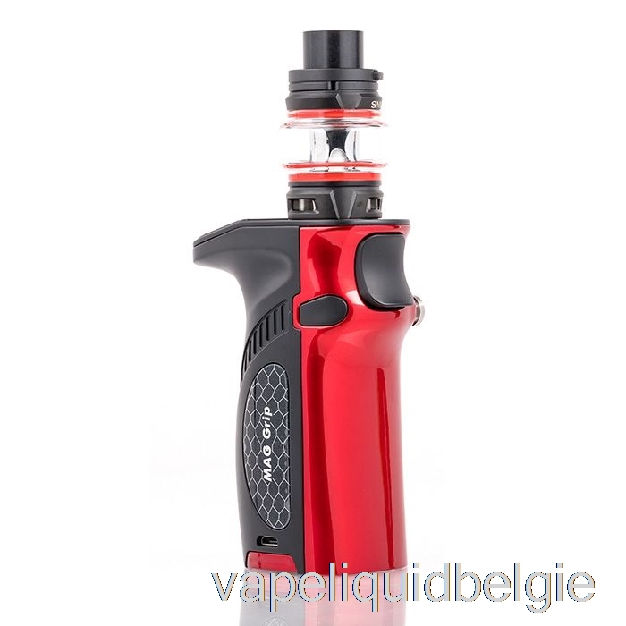 Vape België Smok Mag Grip 100w & Tfv8 Baby V2 Starterkit Zwart/rood